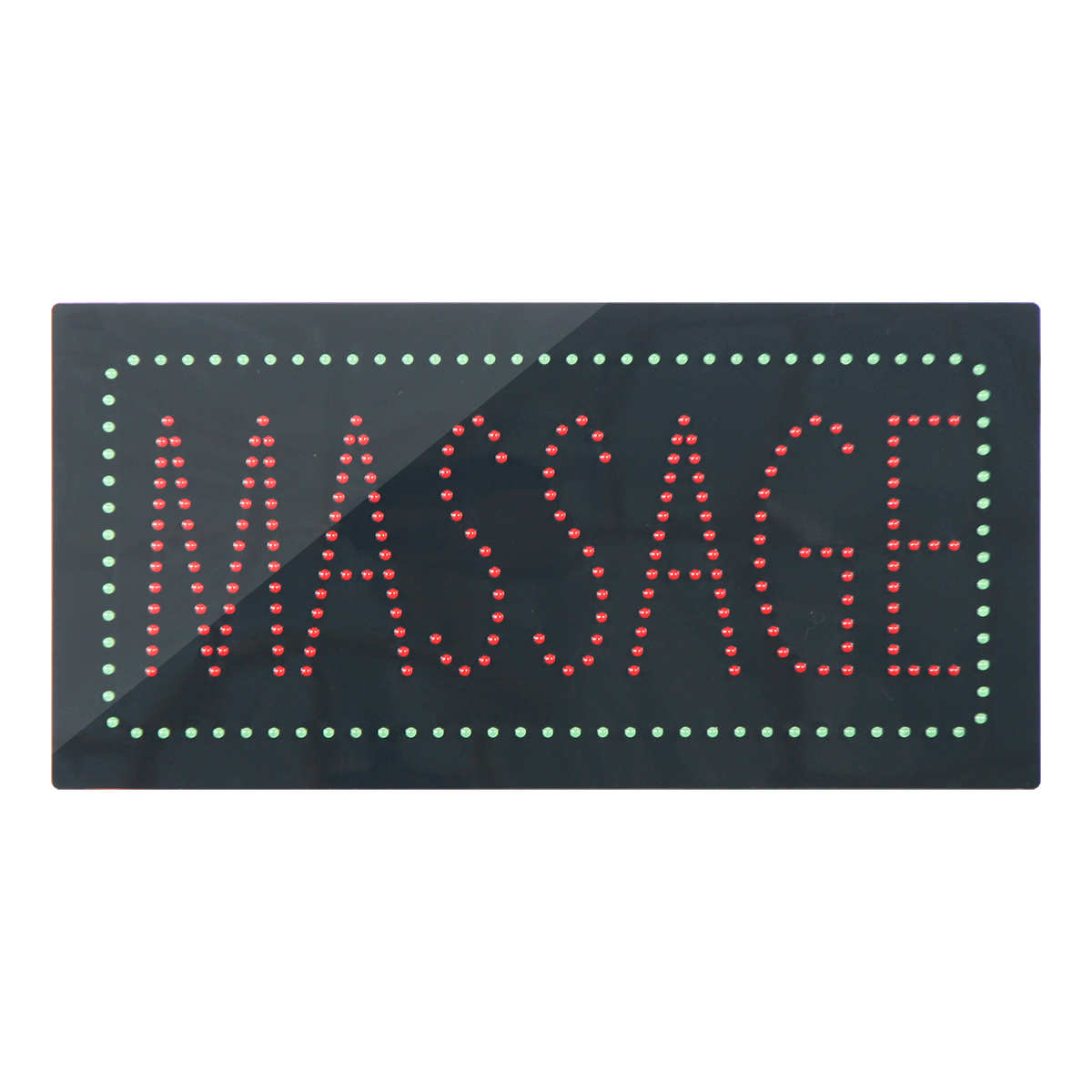 led massage sign
