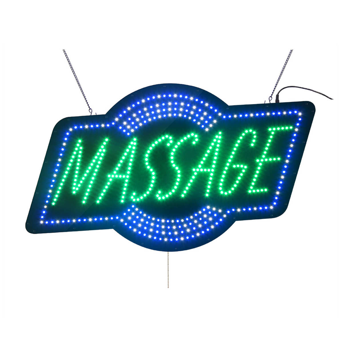 large massage led sign