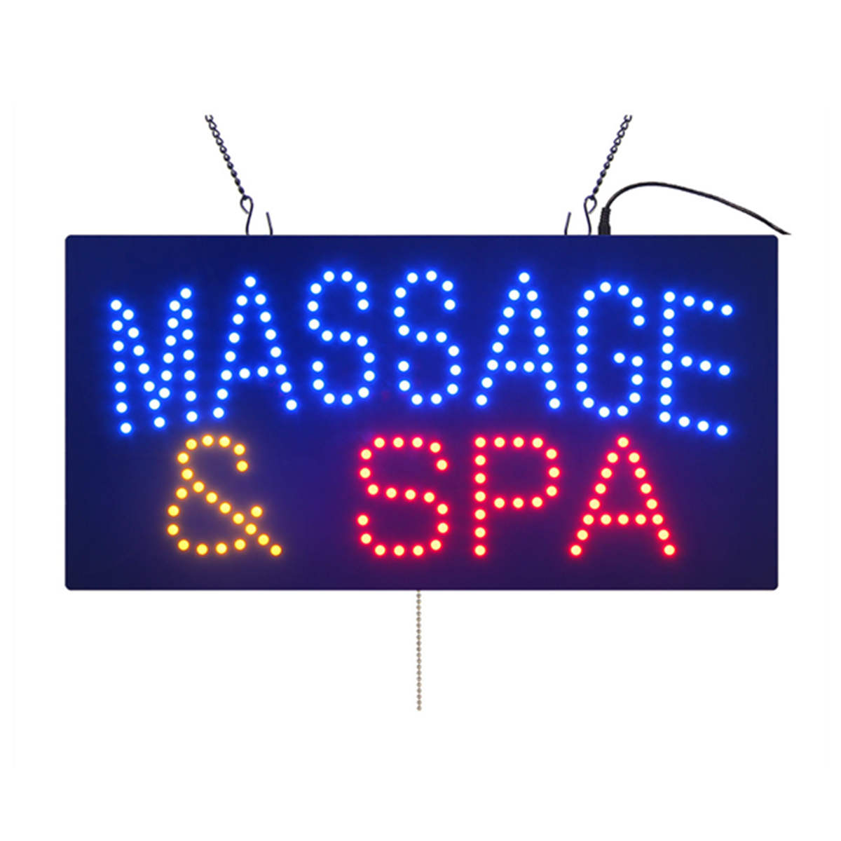 massage spa led sign