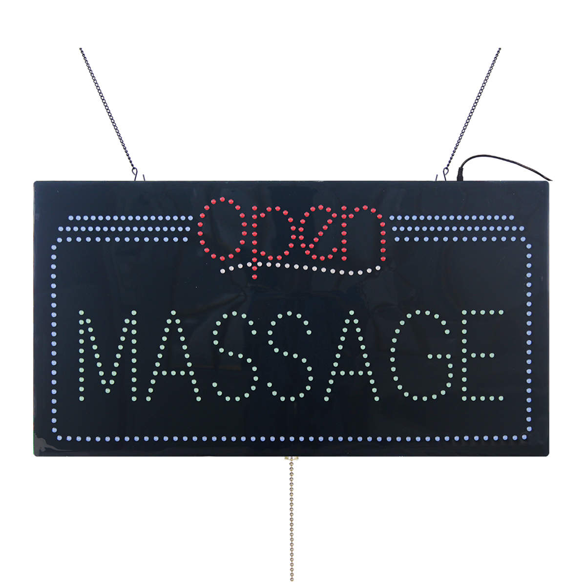 open massage sign