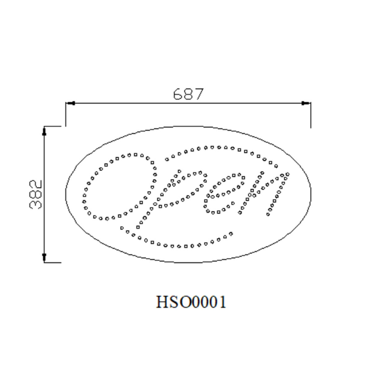 led open sign