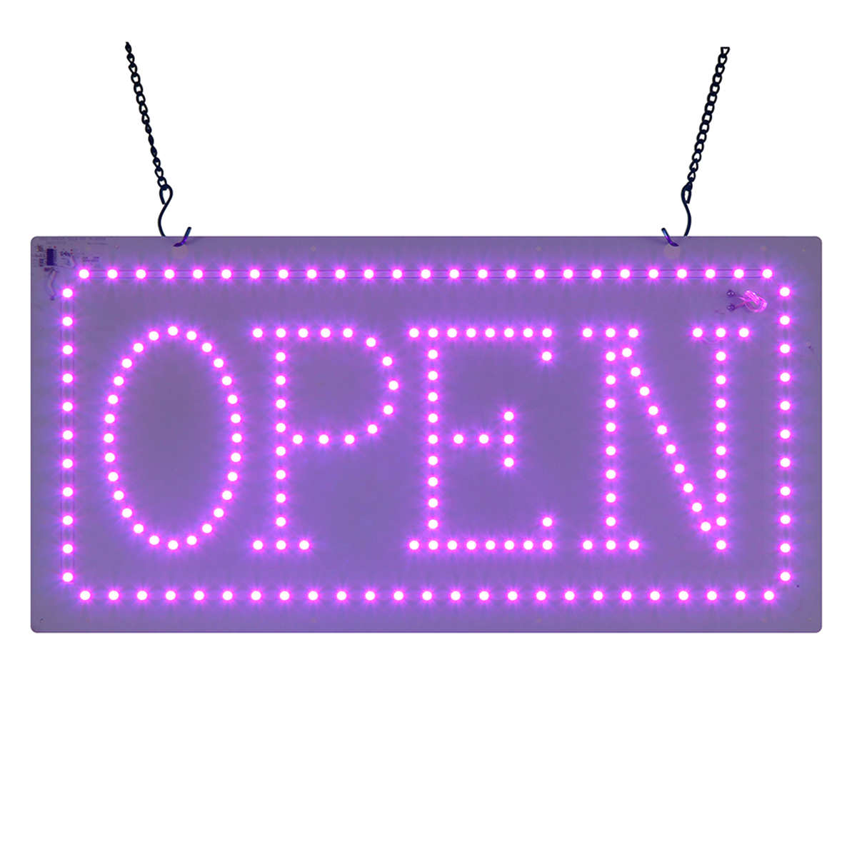 color open sign