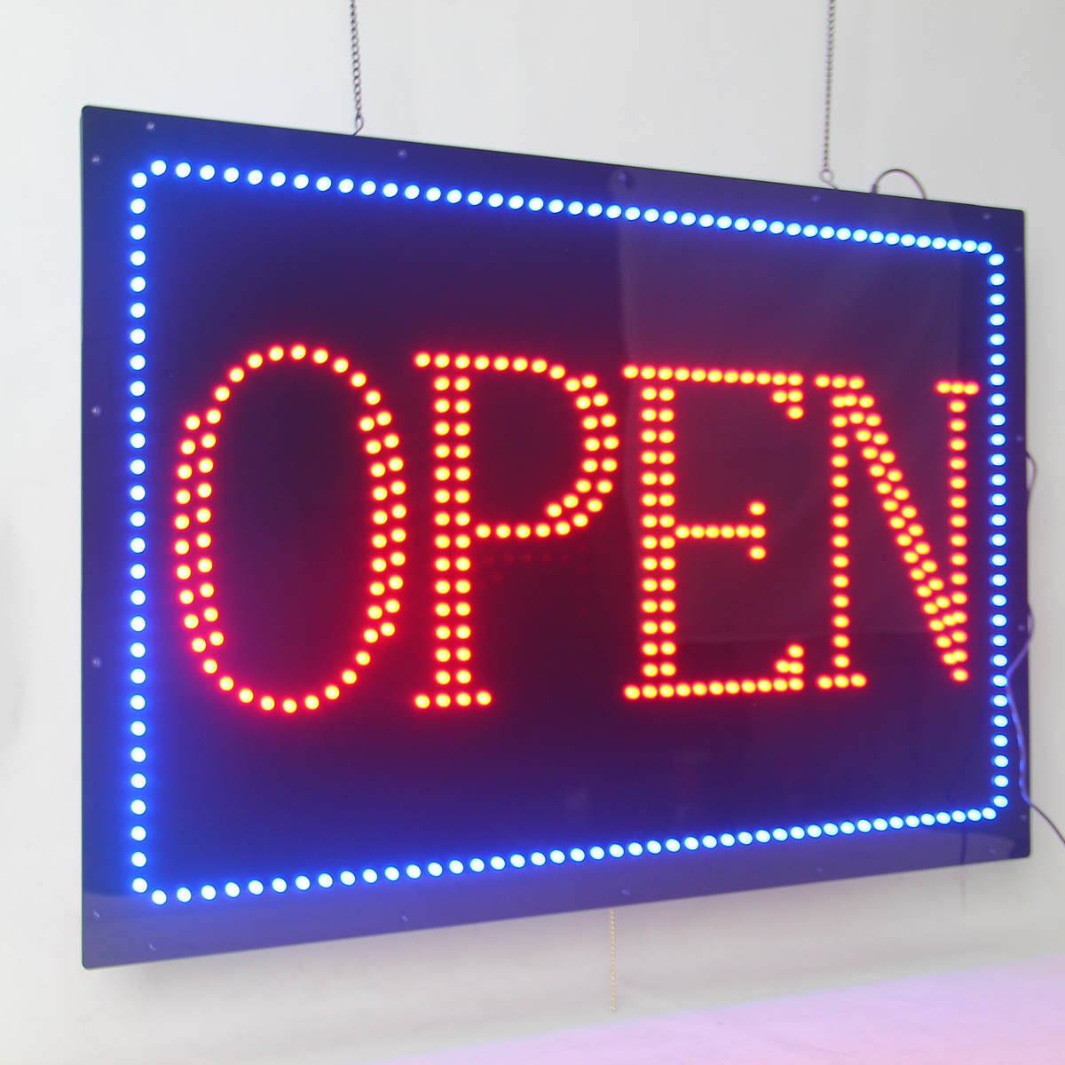 large open signs