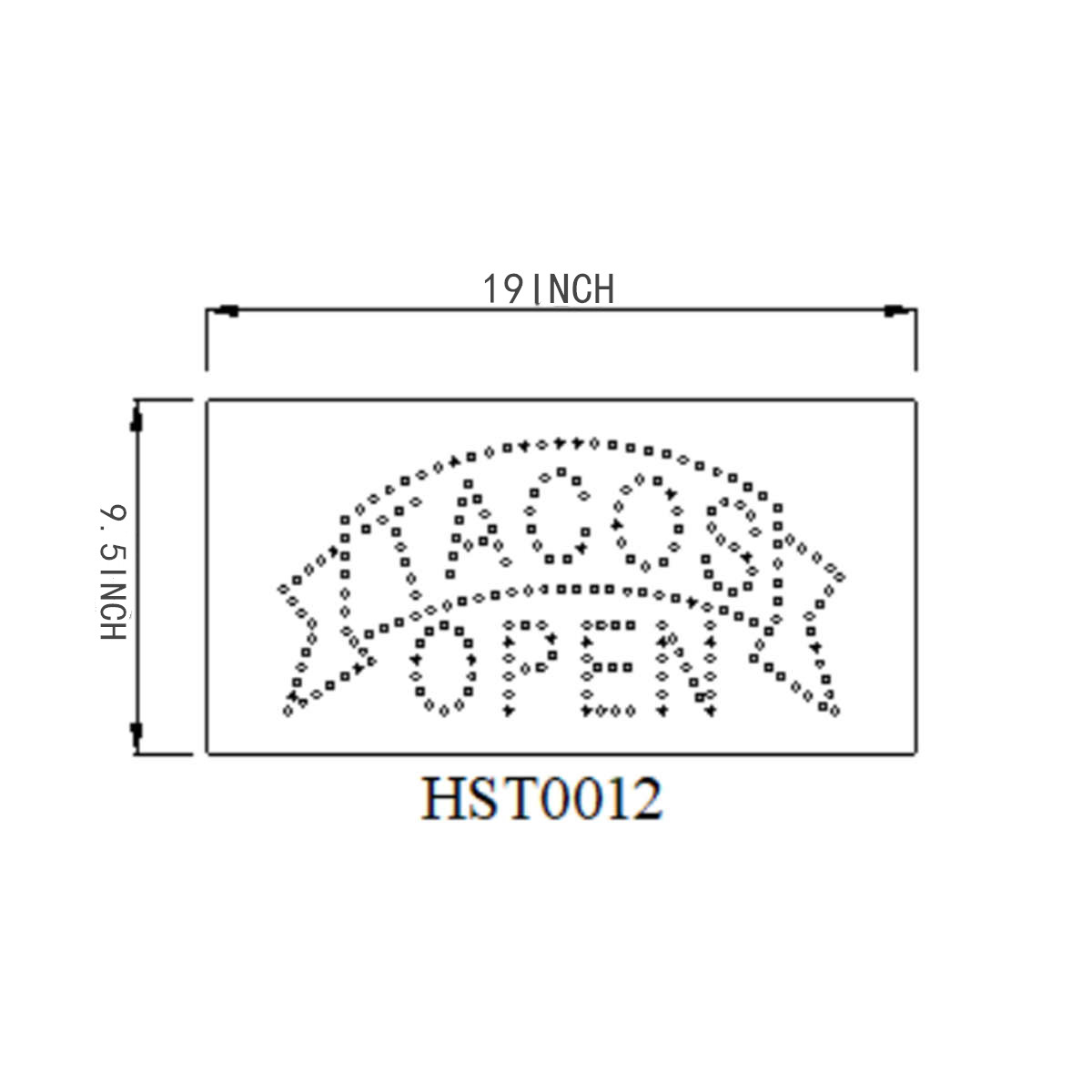 TACOS OPEN led sign led sign