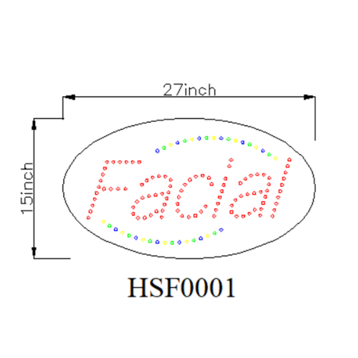 facial led sign