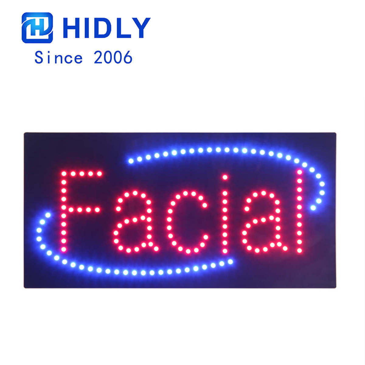 facial led sign