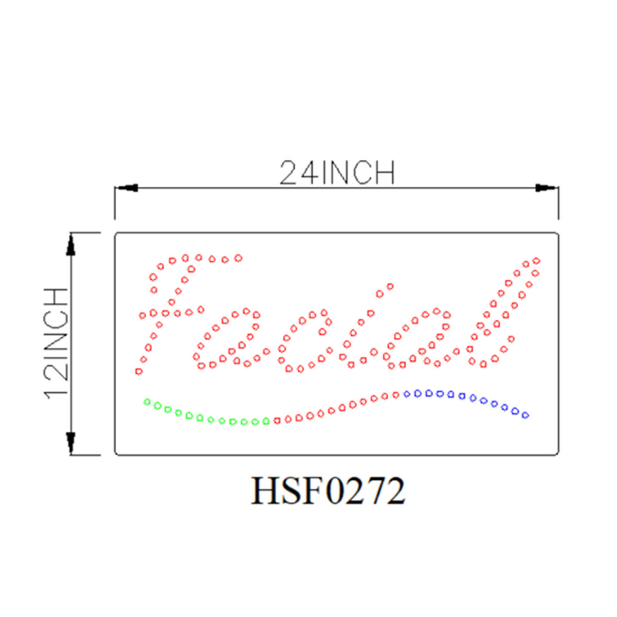 facial led sign