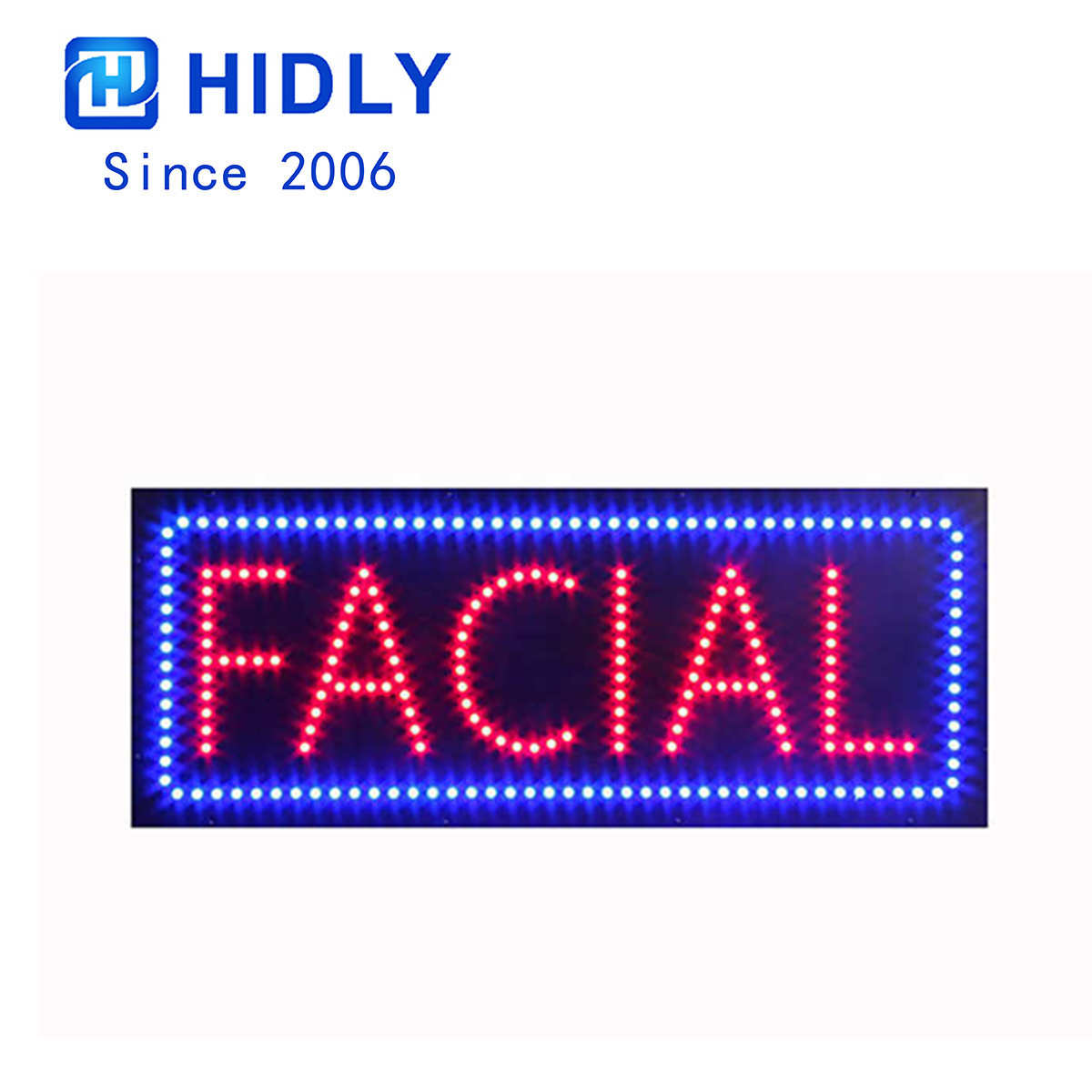 facial led sign