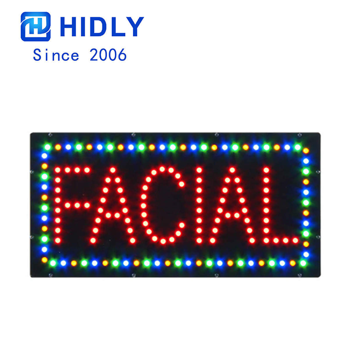 facial led sign