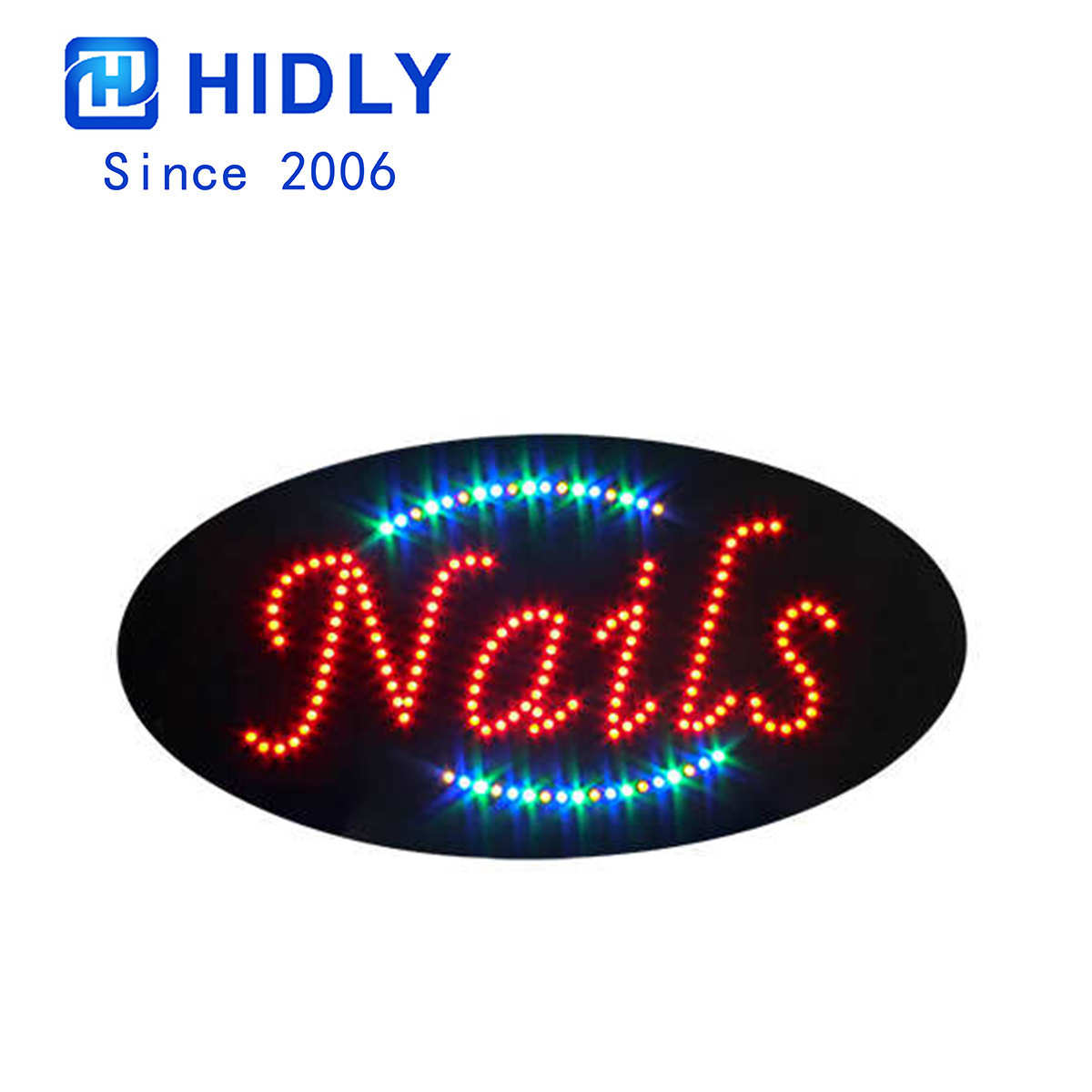 nails led sign
