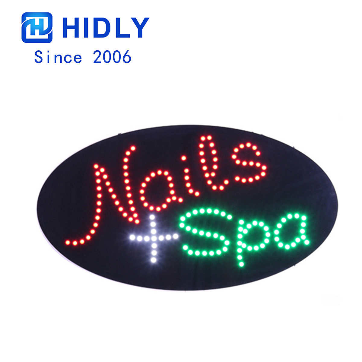 nails spa business led sign