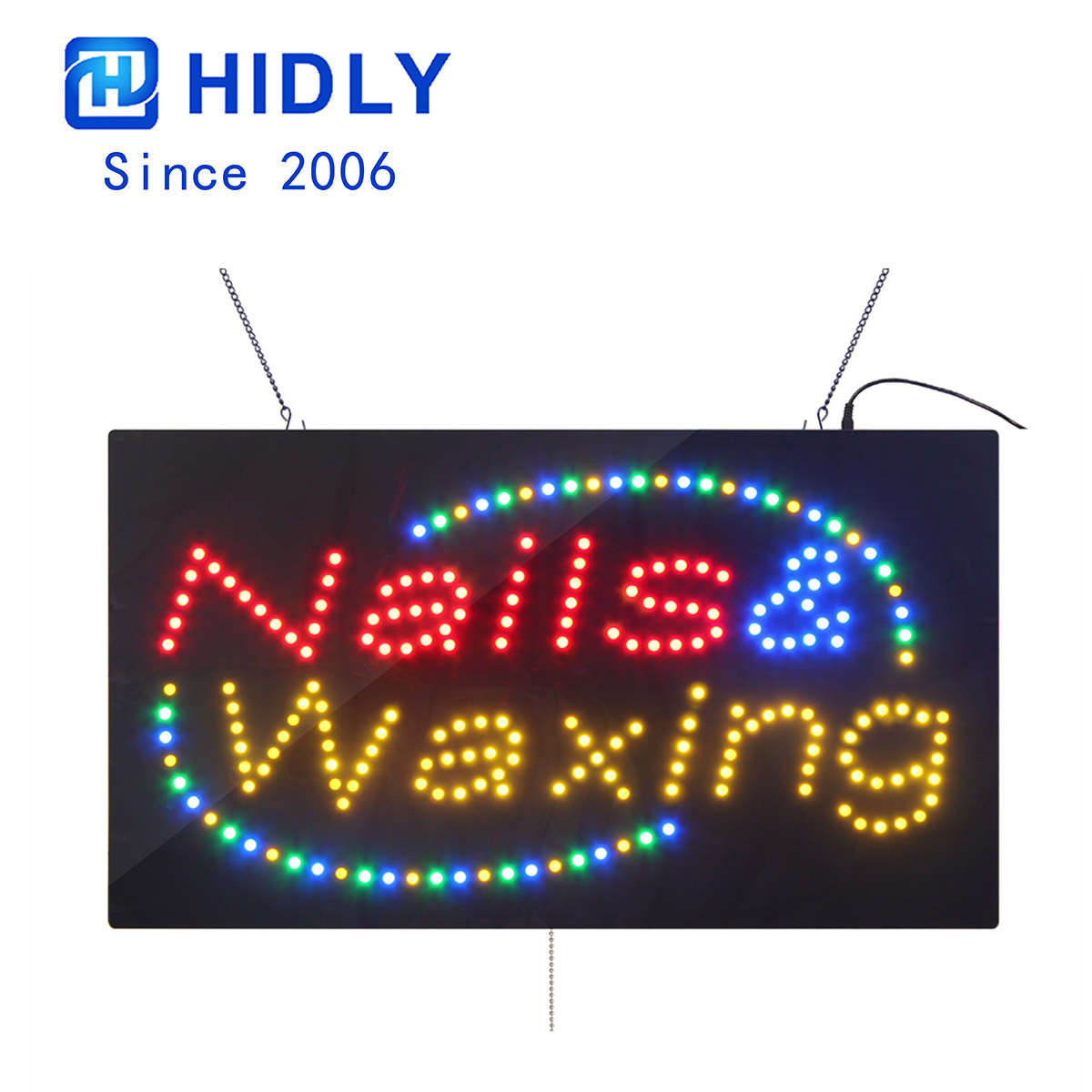 nails waxing custom sign