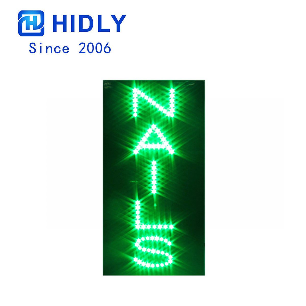 Nails animated led sign