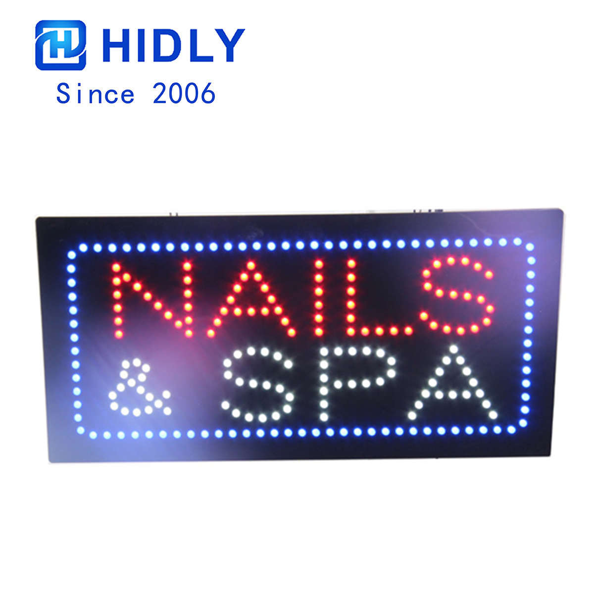 nails spa led sign
