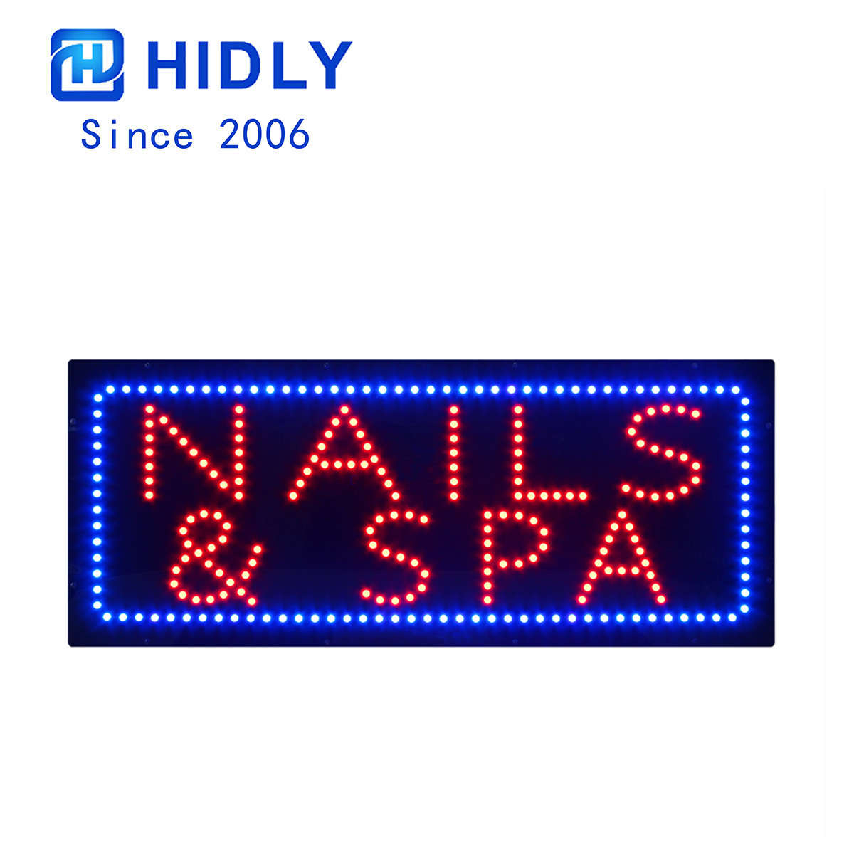 nails spa led sign