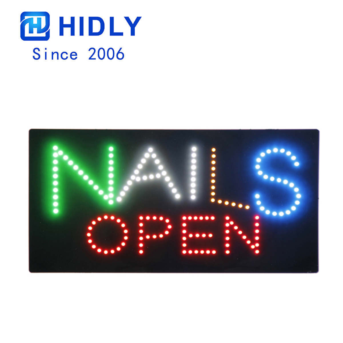 nails spa animated sign