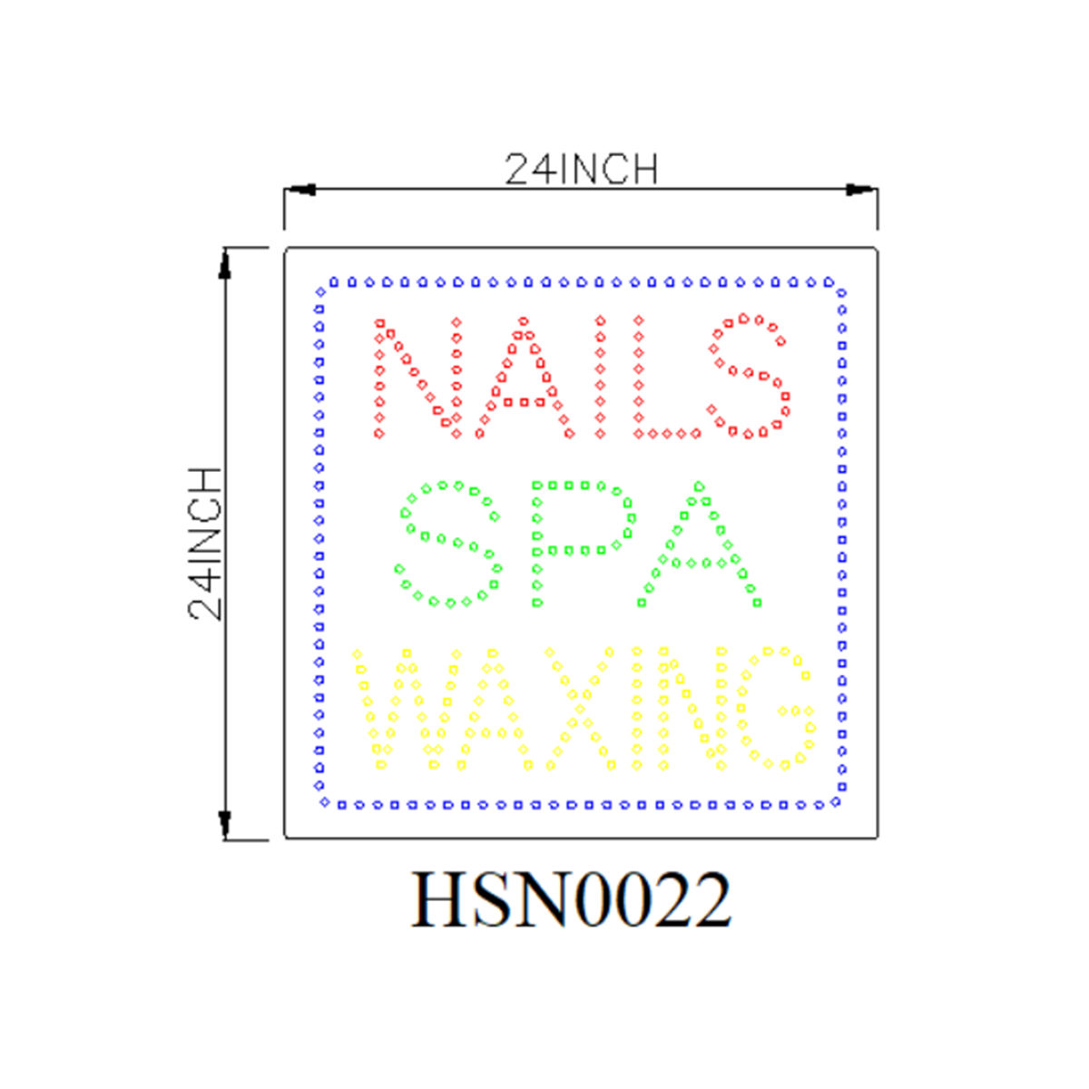 Nails SPA Large Sign