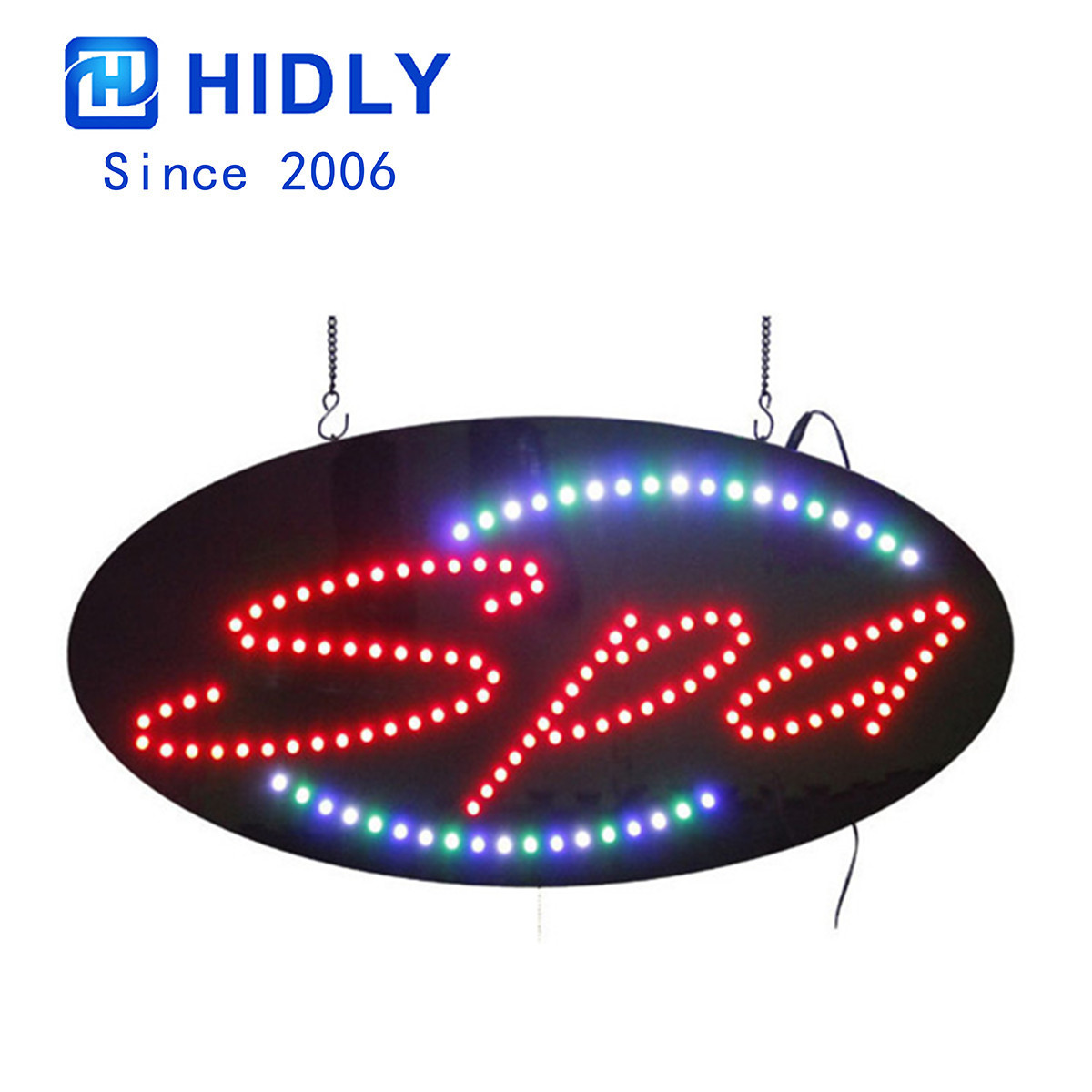 spa window led sign