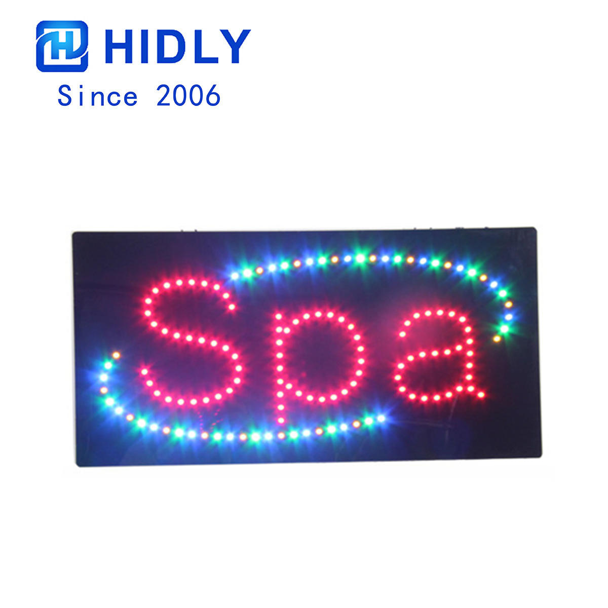 spa led sign