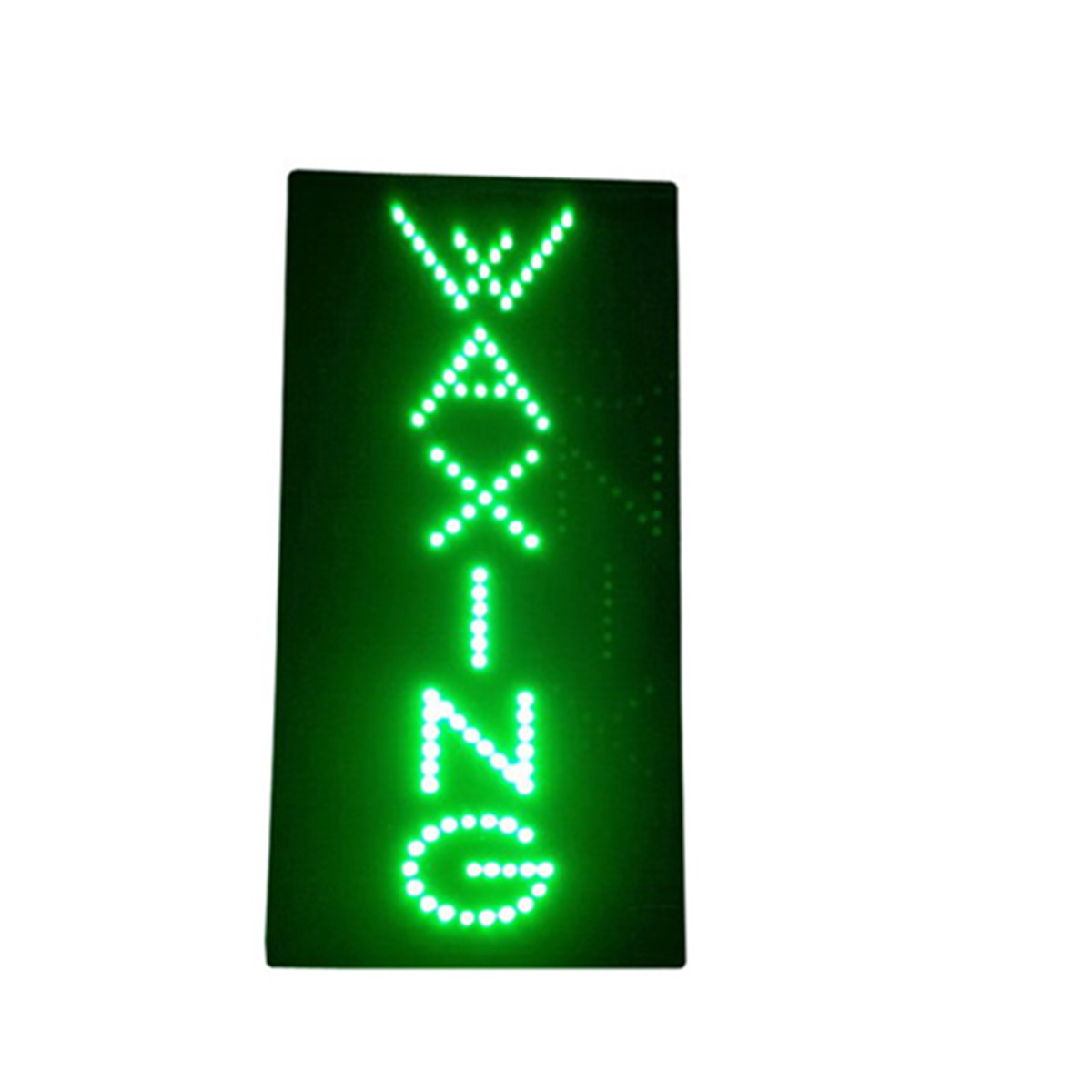 animated waxing led sign