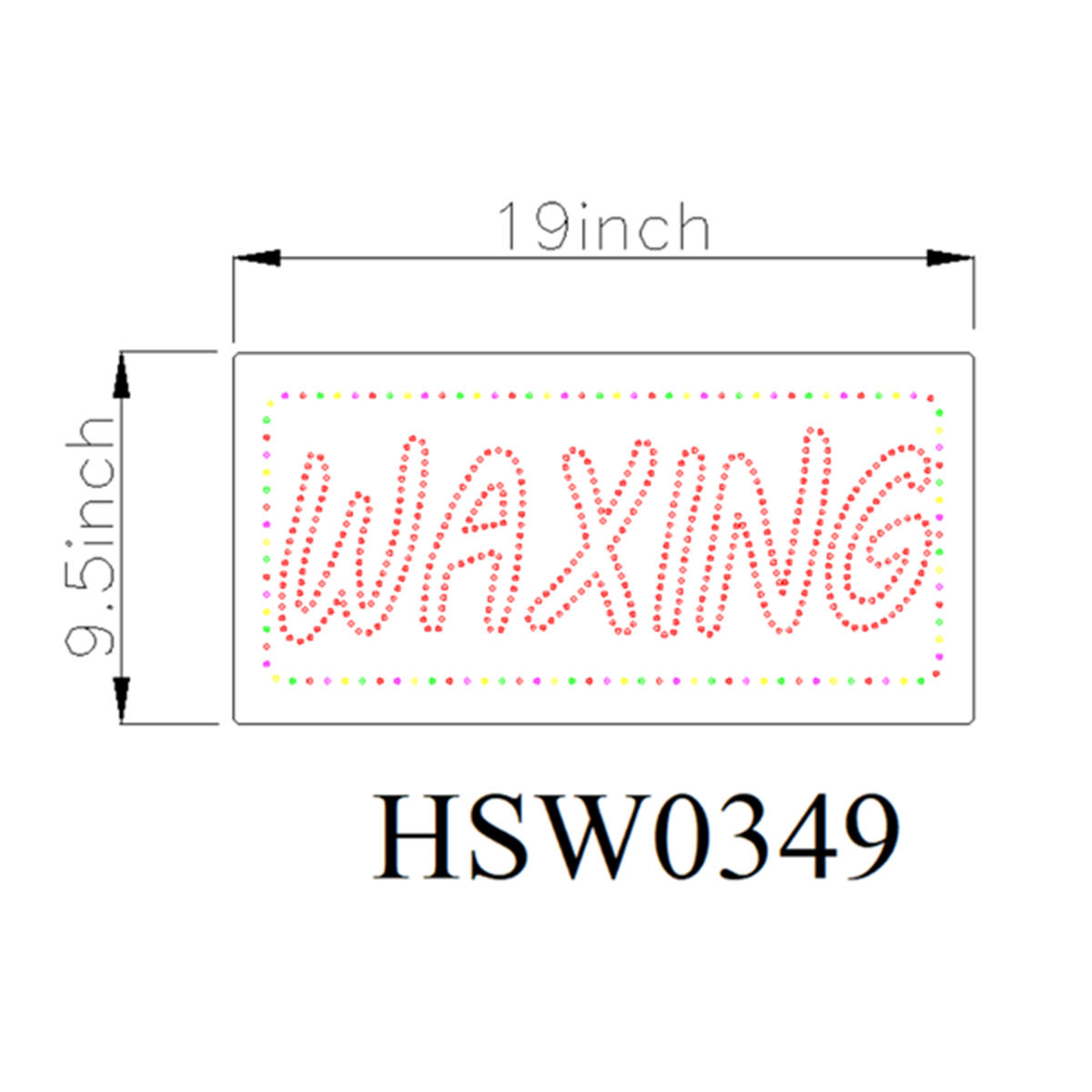 animated waxing sign