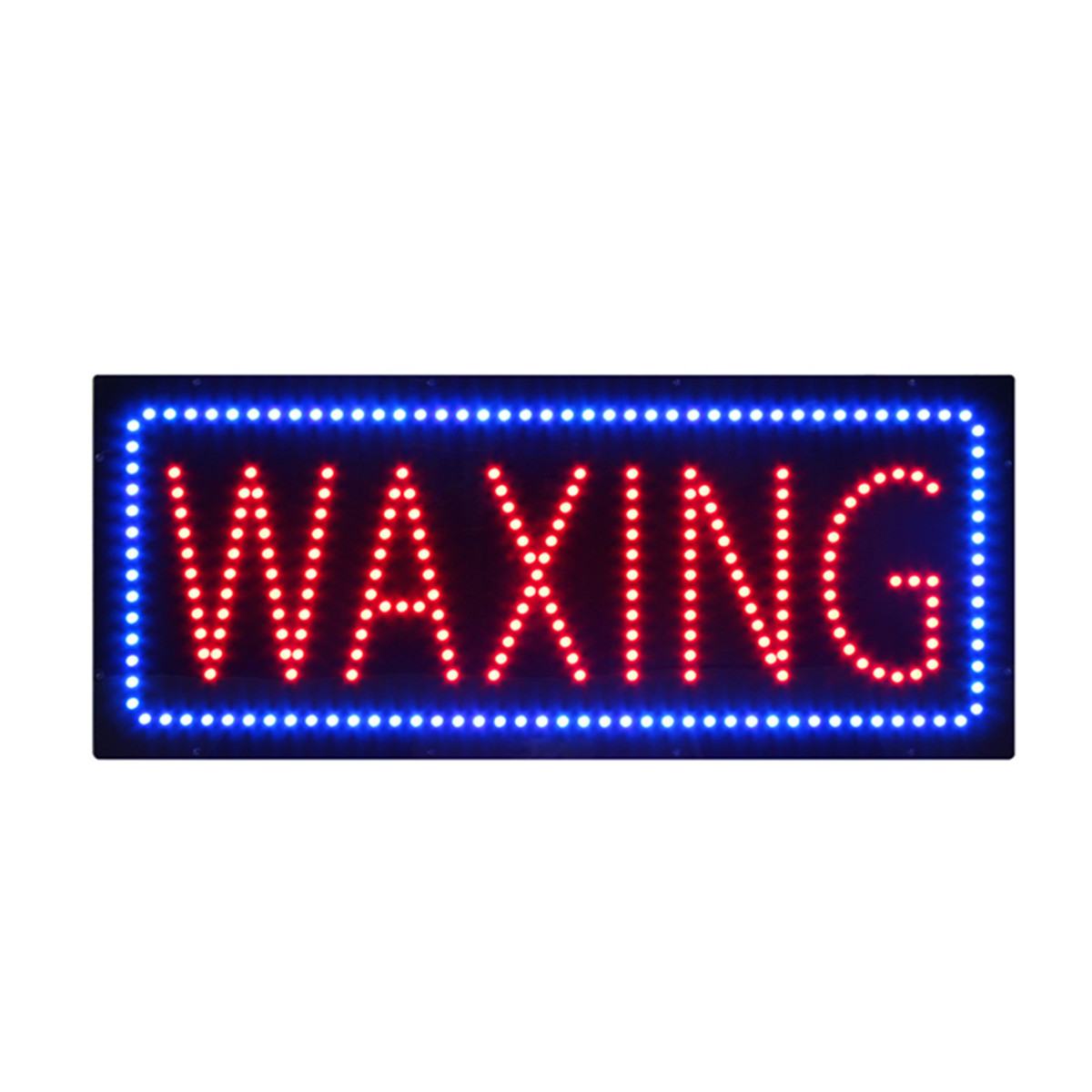 waxing window sign