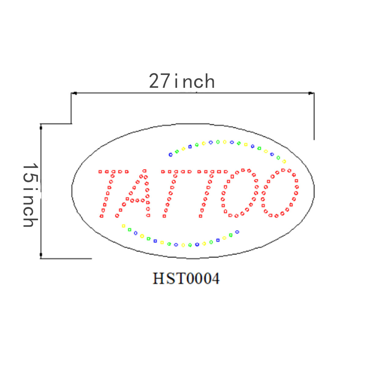 Animated TATTOO sign