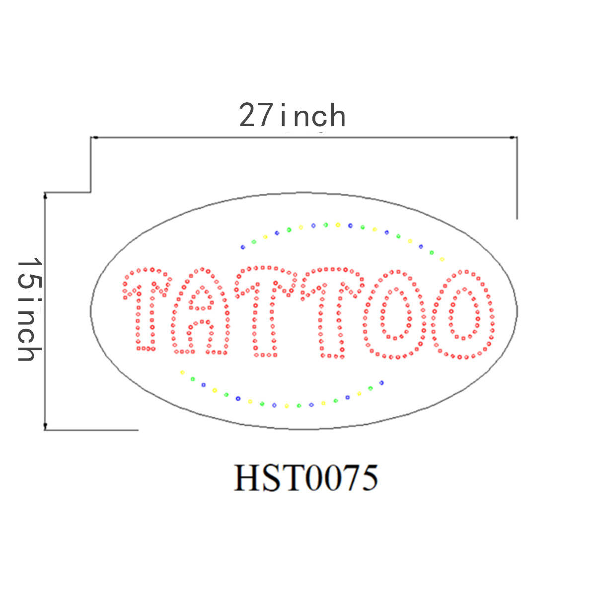 Animated TATTOO sign