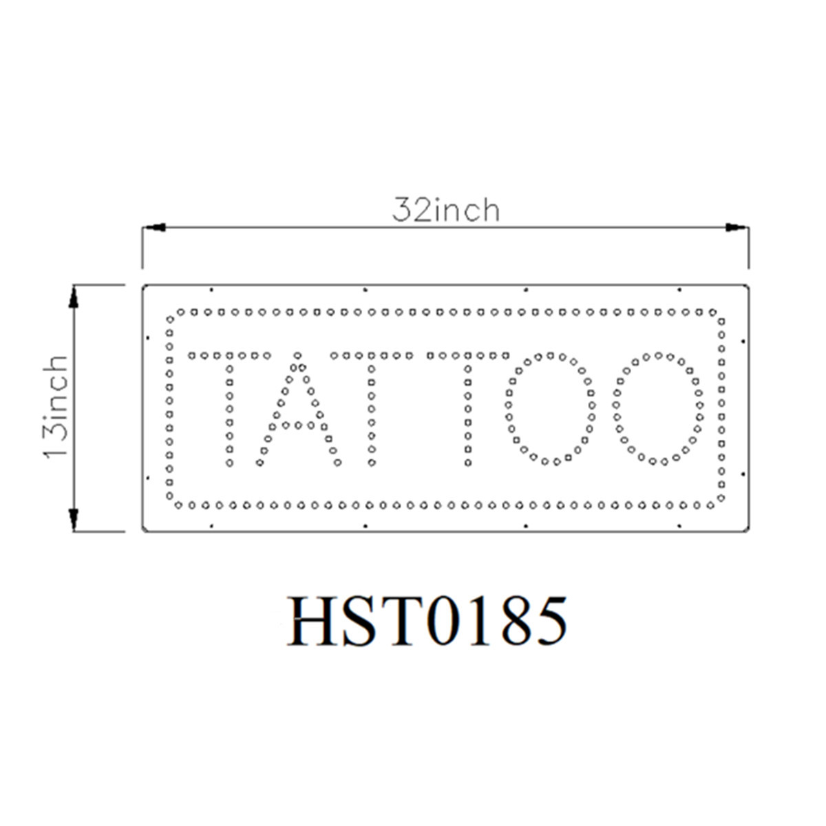 Custom TATTOO sign