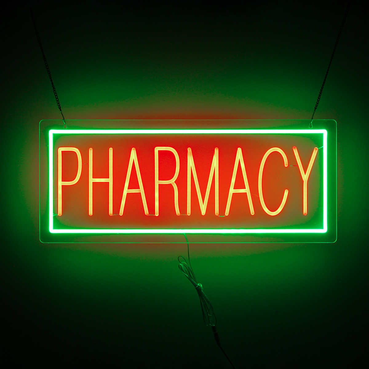 cross neon sign