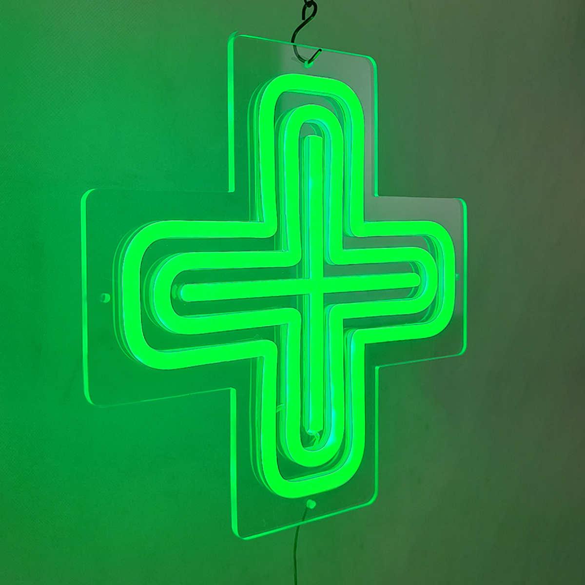 Neon pharmacy sign