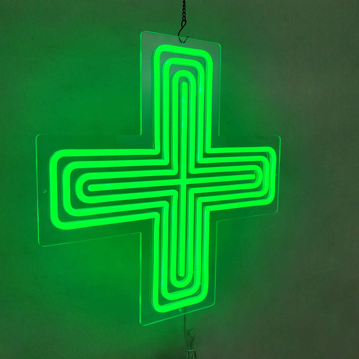 Neon pharmacy sign