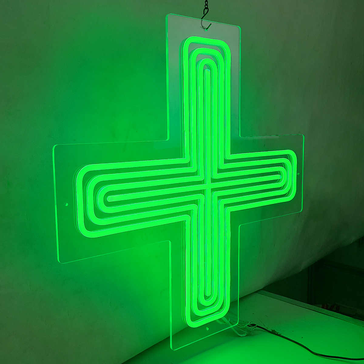 Neon pharmacy sign