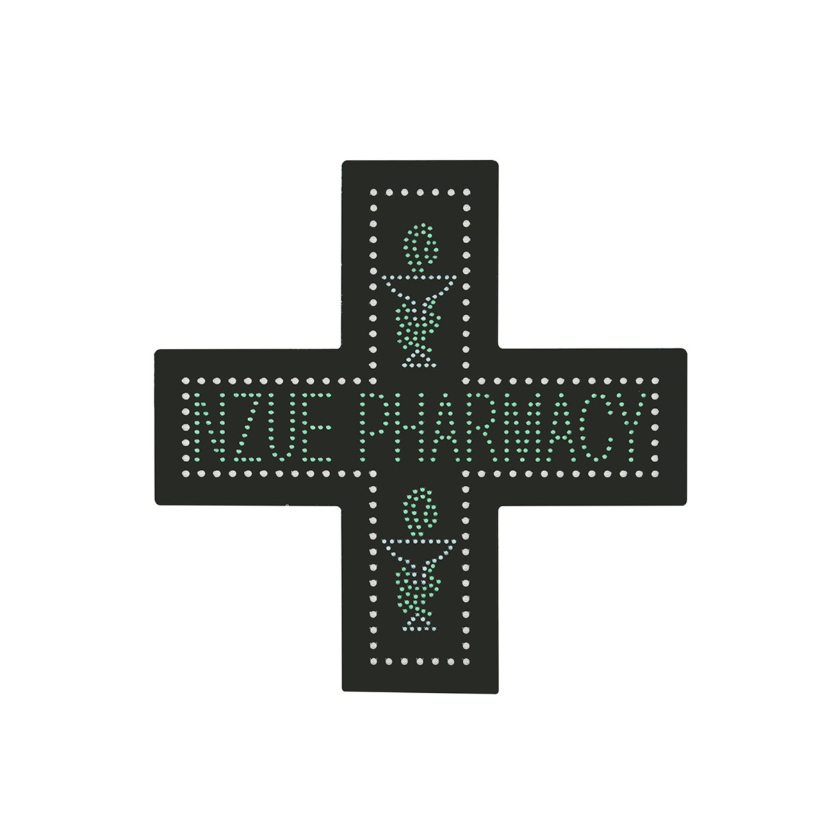 led medical signs size