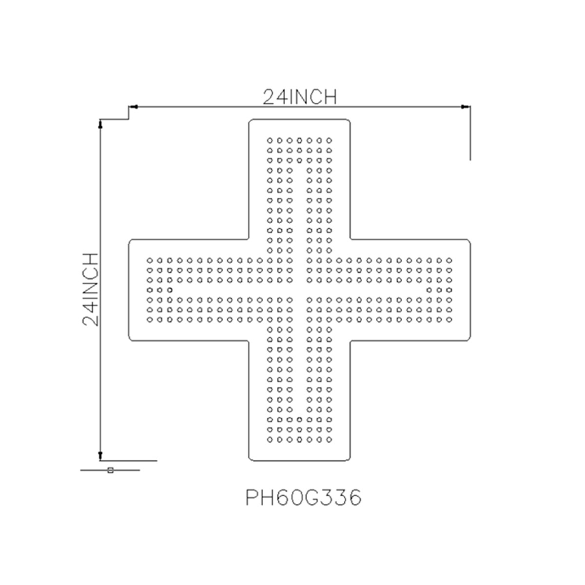 led cross signs