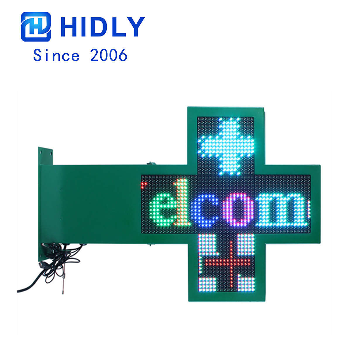 led cross display