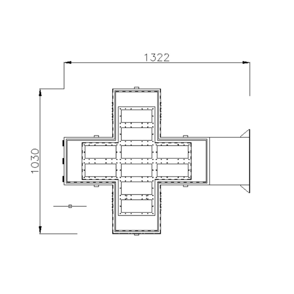 cross led display