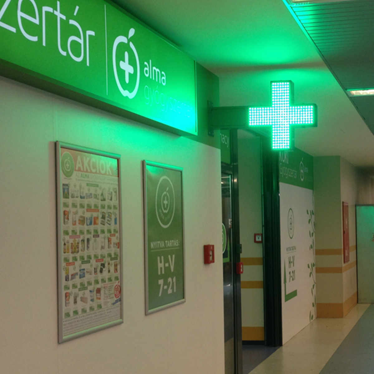 pharmacy led sign cases