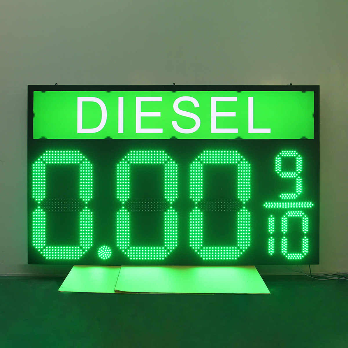 Large canopy price sign