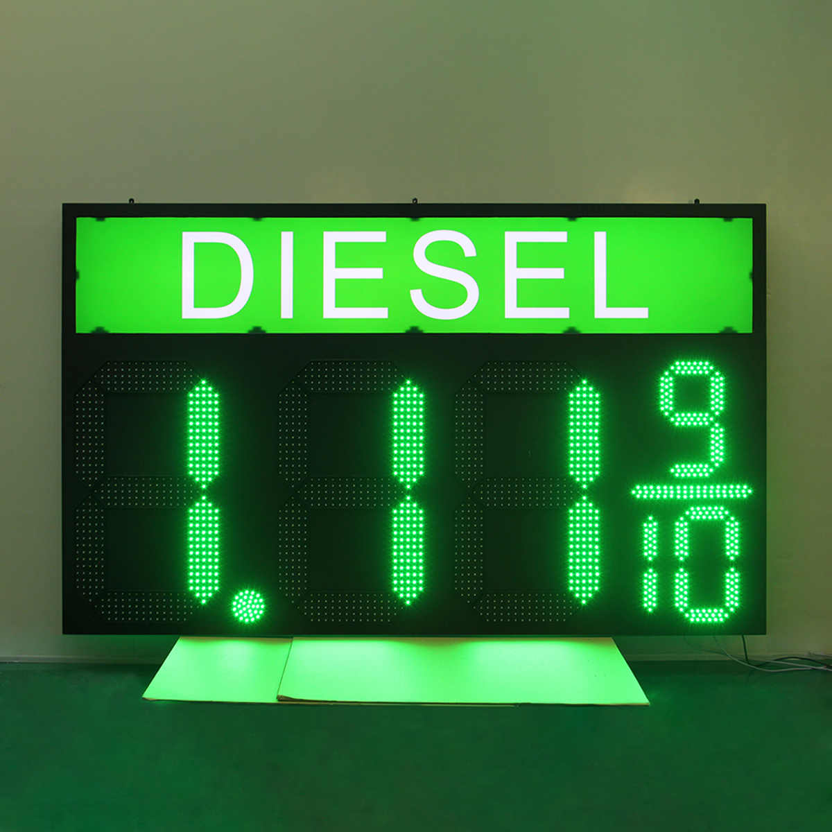 Large canopy price sign