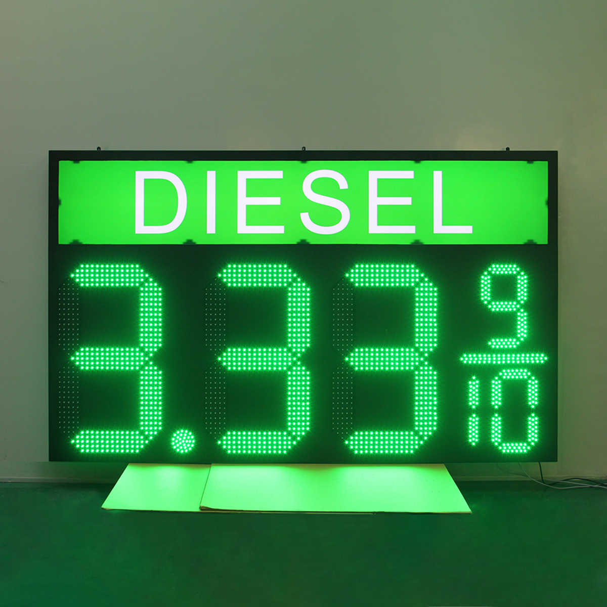 DIESLE large canopy price sign