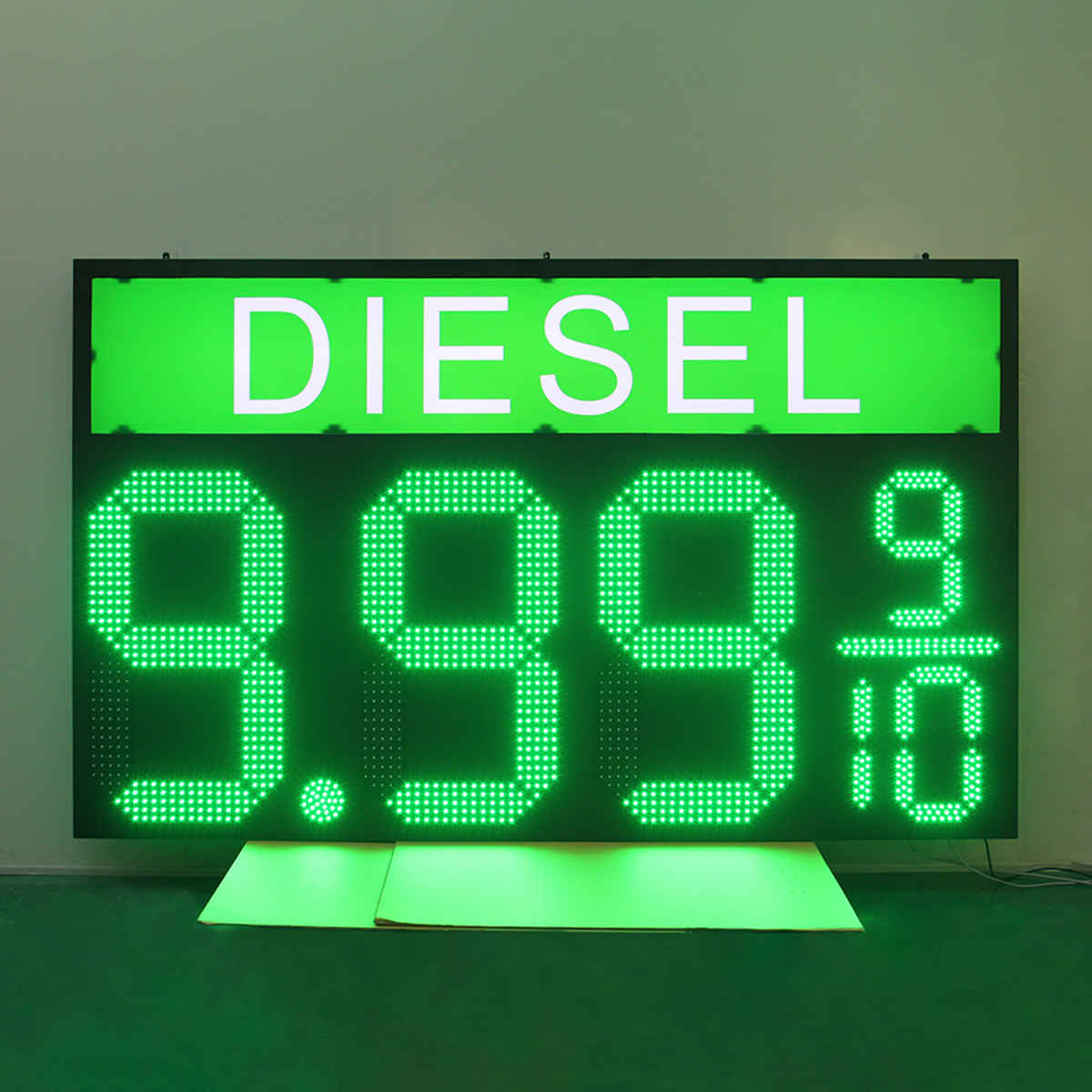 Large canopy price sign