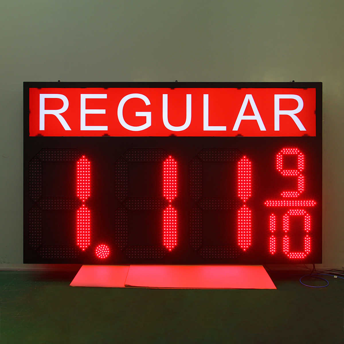 Large canopy price sign