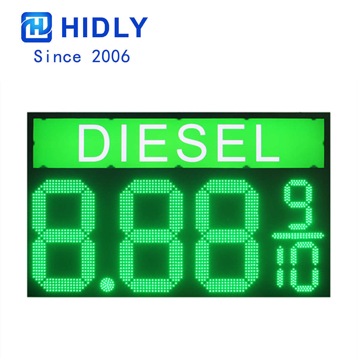 Large canopy price sign