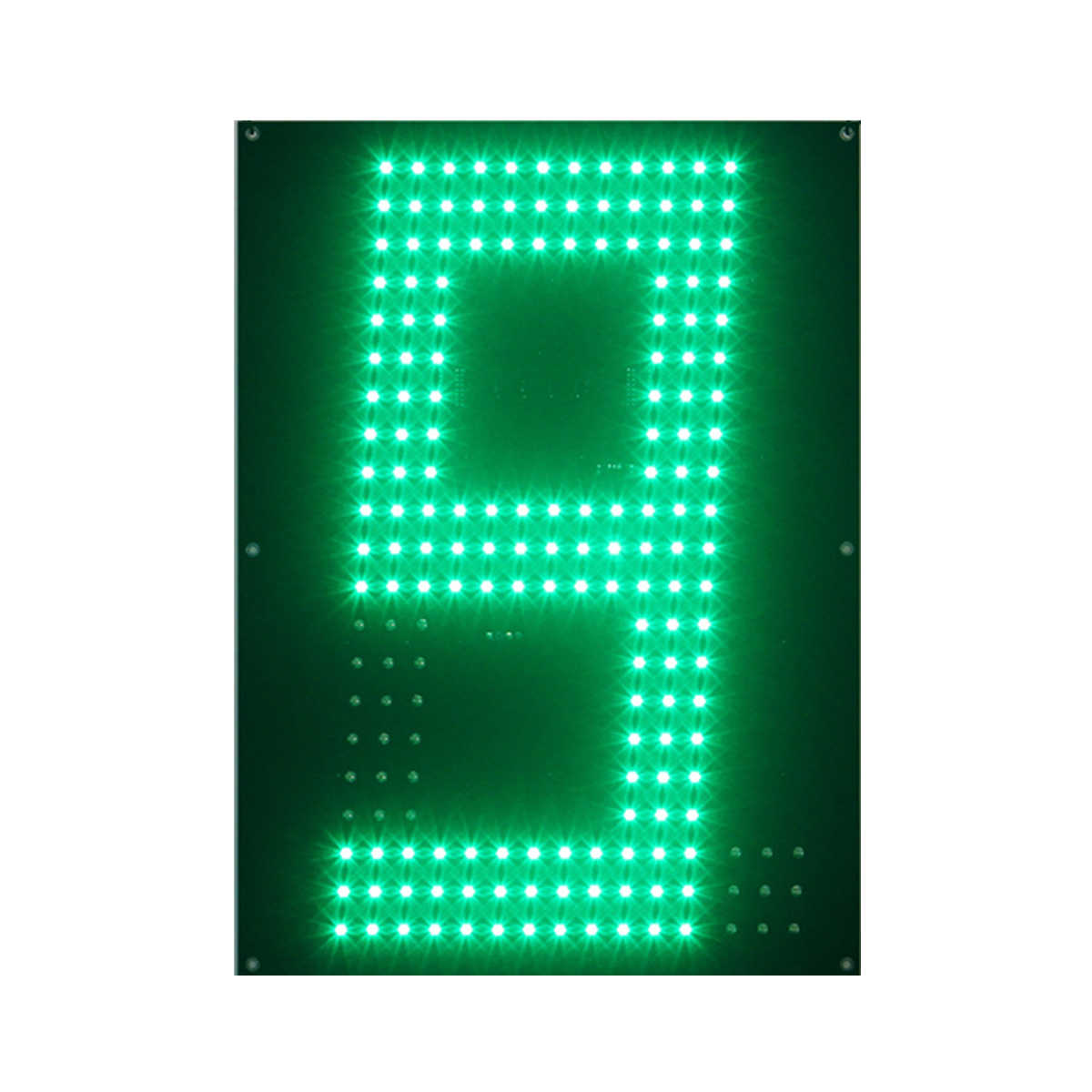 gas led digital size