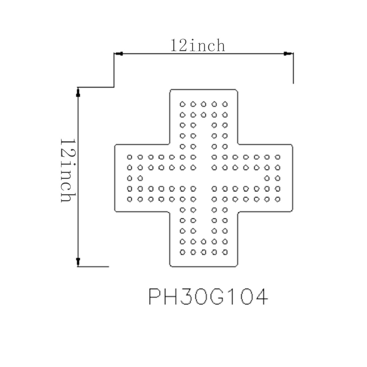 pharmacy windows crosses size
