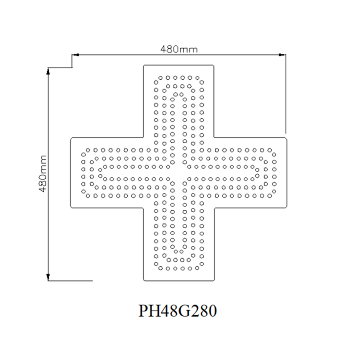 custom pharmacy crosses size