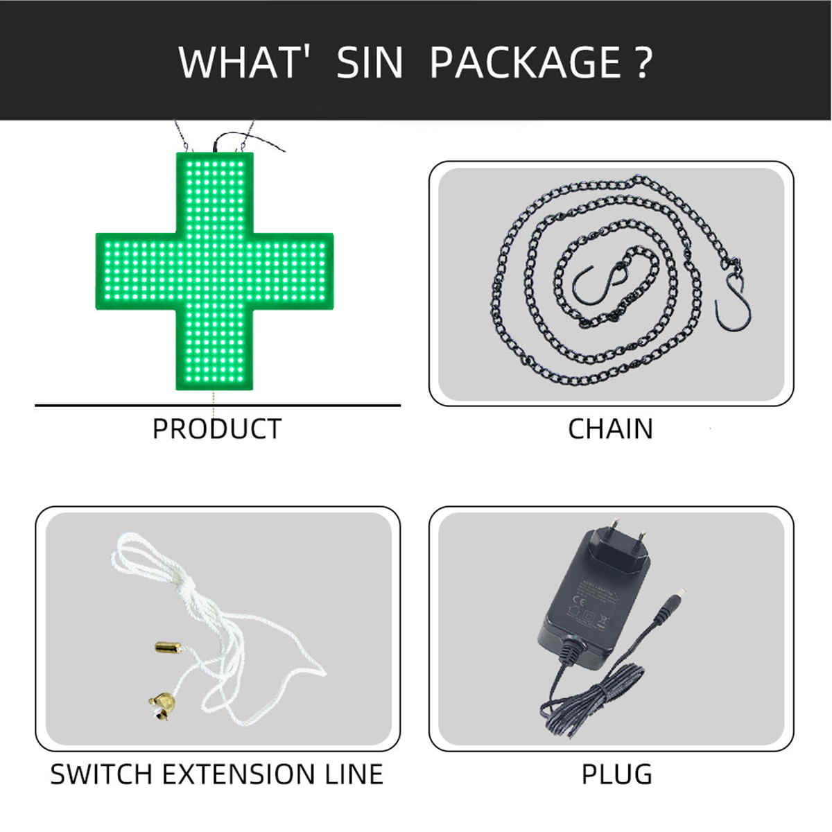 open pharmacy sign detail