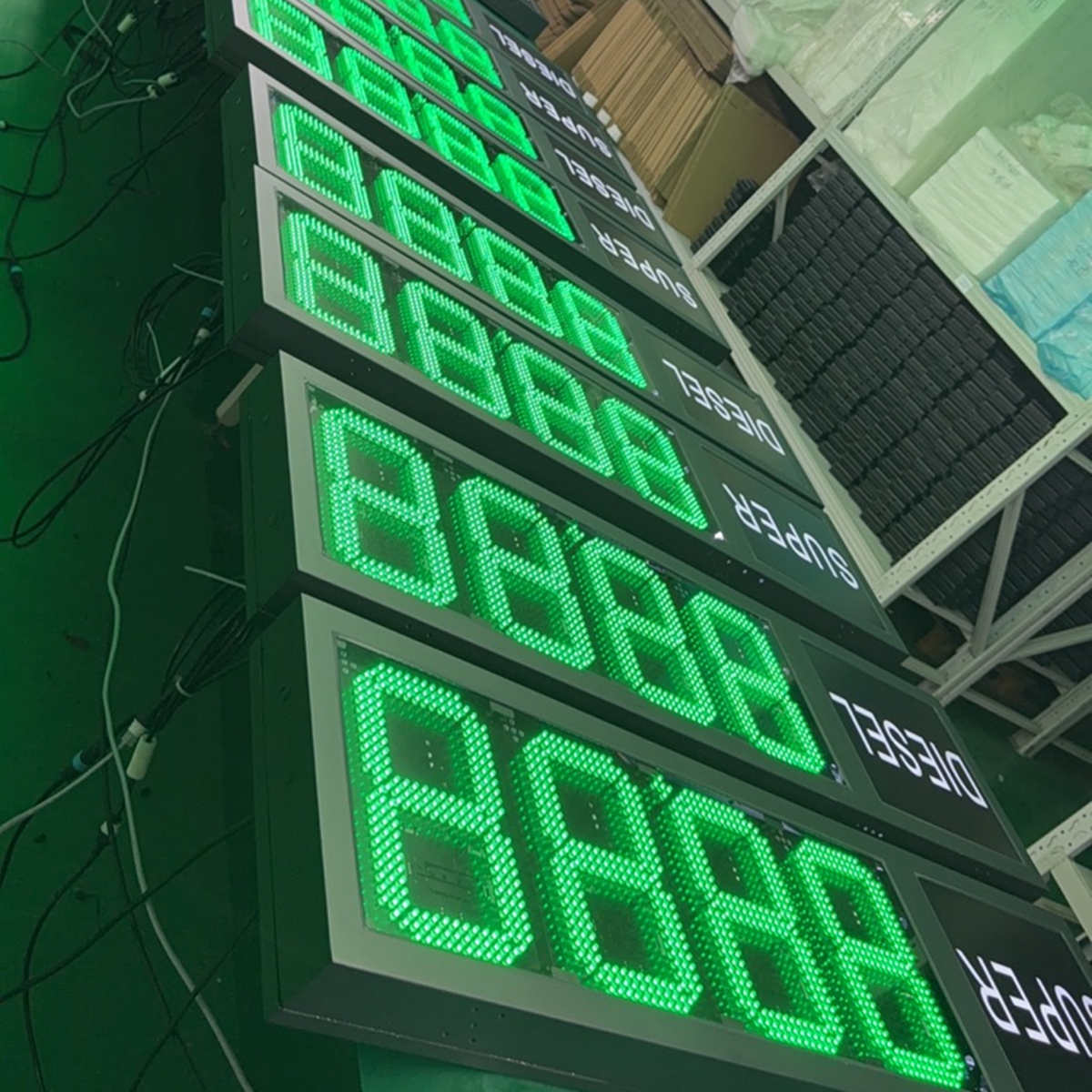 DIESEL led price sign