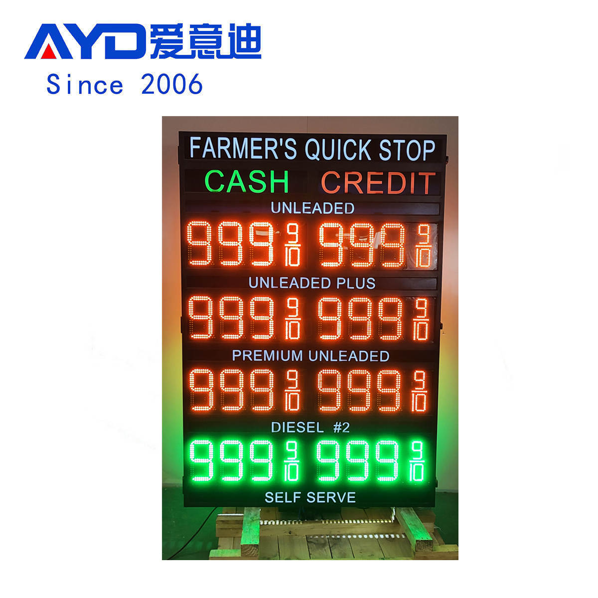 LED STATION DISPLAY,$3999,GAS LED STATION DISPLAY,HIDLYSTORE
